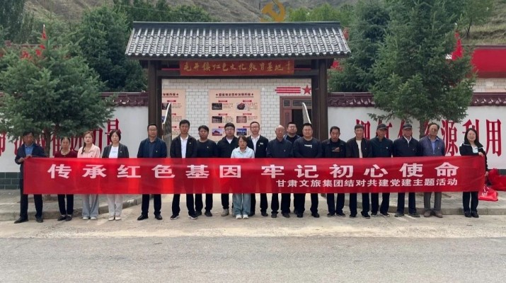 甘肃文旅集团帮扶村党支部开展庆“七·一”主题党日活动